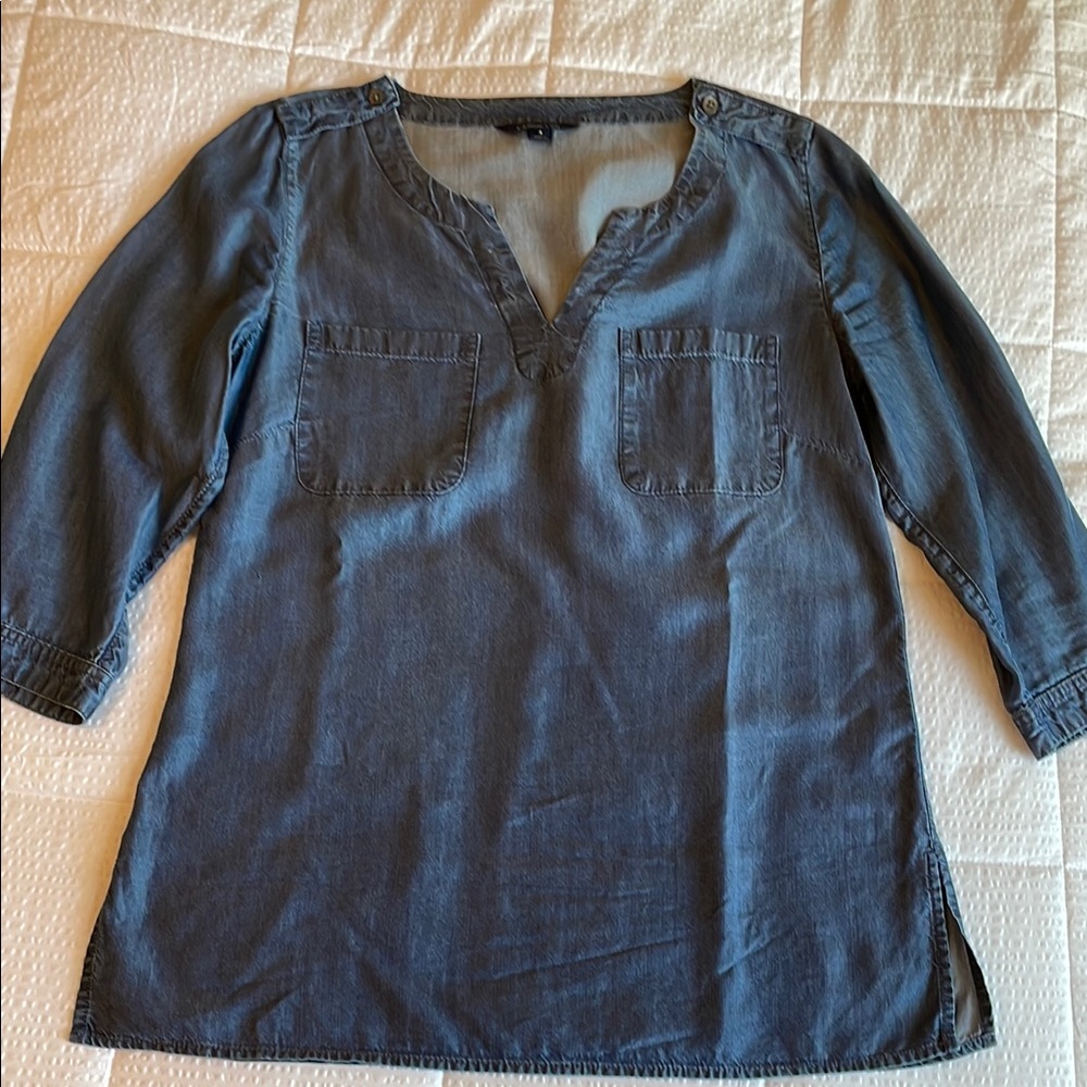 Lands’ End denim tunic